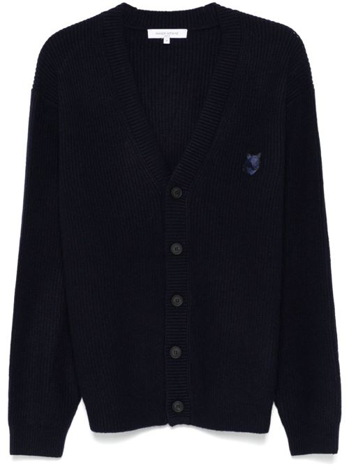 Cardigan Bold Fox Head a coste MAISON KITSUNE' | NM00501KT1093P476